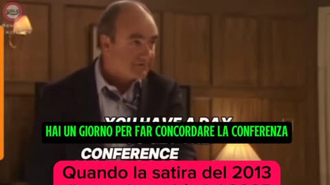 Quando la satira del 2013 diventa la realtà del 2025 (Bloccato su NaziTube x copyright 😉)