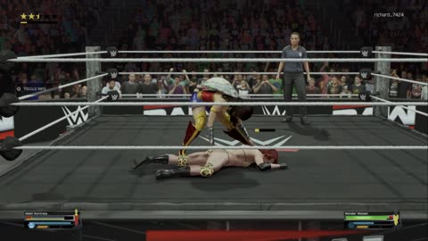 wwe 2k25 271 universe Helen Huntress VS Wonder Women