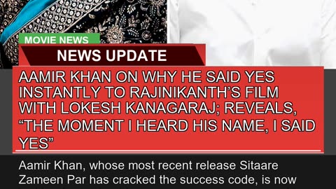 Aamir Khan on Why He Said Yes Instantly to Rajinik
