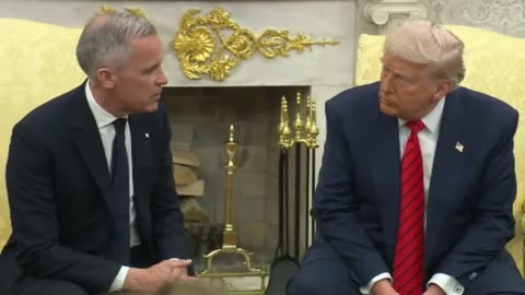 President Trump Participates in a Bilateral Meeting with the Prime Minister of Canada, May 6, 2025