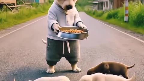 Dog helpless