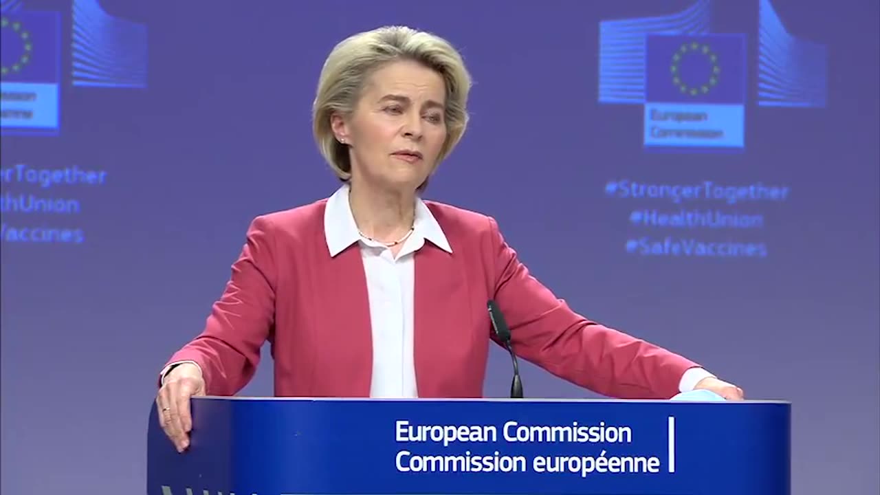 EU Chief von der Leyen Called for Mandatory Vaccination of 450 Million Europeans