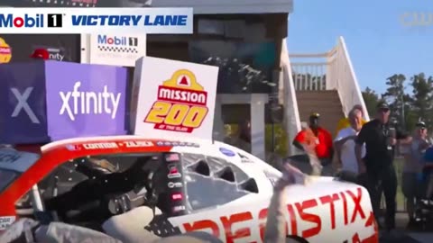 NASCAR Driver Connor Zilisch Taken off by Stretcher After Falling While Celebrating Win
