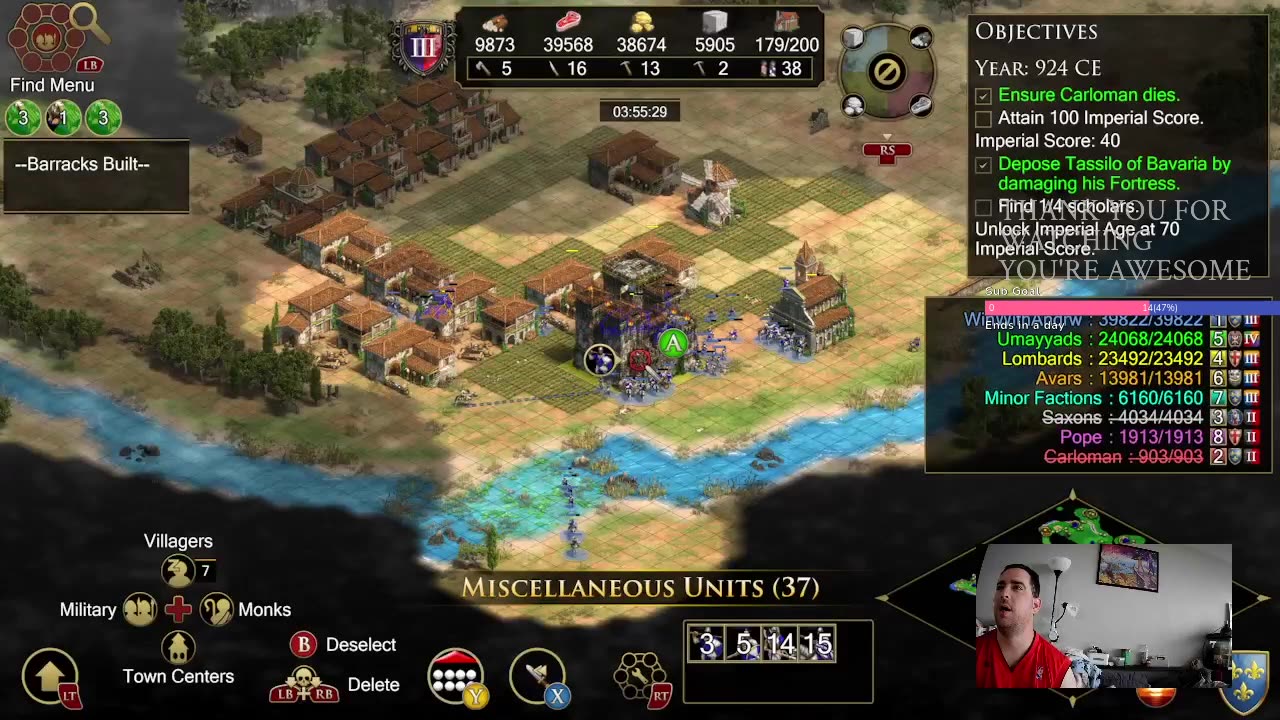 Win With Andrew - AOE II - lets kill some shit