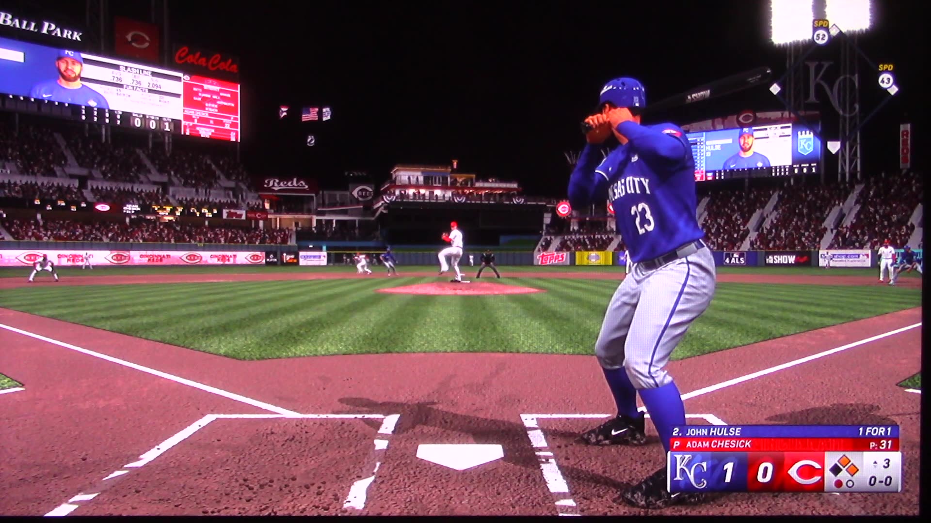 MLB The Show: Kansas City Royals vs Cincinnati Reds (S23 World Series G5)