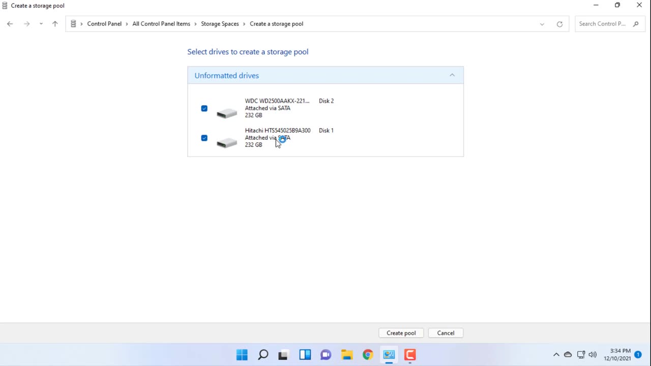 How to automatically back up data with two hard drives