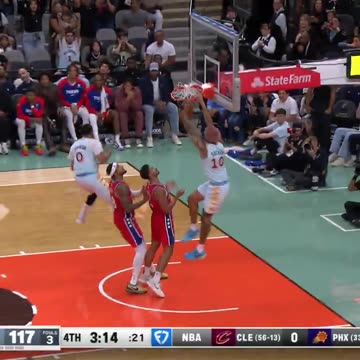 NBA - Clutch steal & alley-oop for Keldon Johson!!