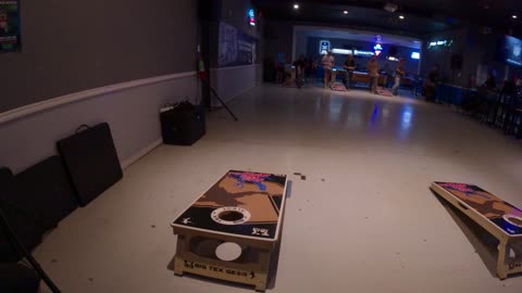8.25.25 RIX Bar n Grill, TCL cornhole, A/B doubles - Match 1