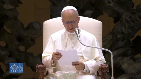 POPE LEO XIV Speaking ENGLISH Gives his Catechesis