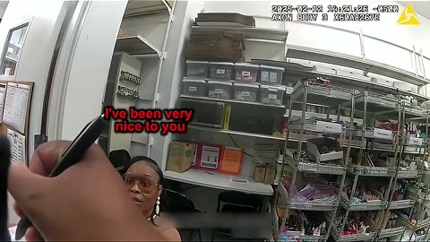 Funny ulta shoplifter moment caught on police Bodycam #cops #crime #karen #shorts #crazy #arrest