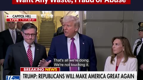 Trump on the One, Big, Beautiful Bill & Medicaid 'We're not touching anything.'
