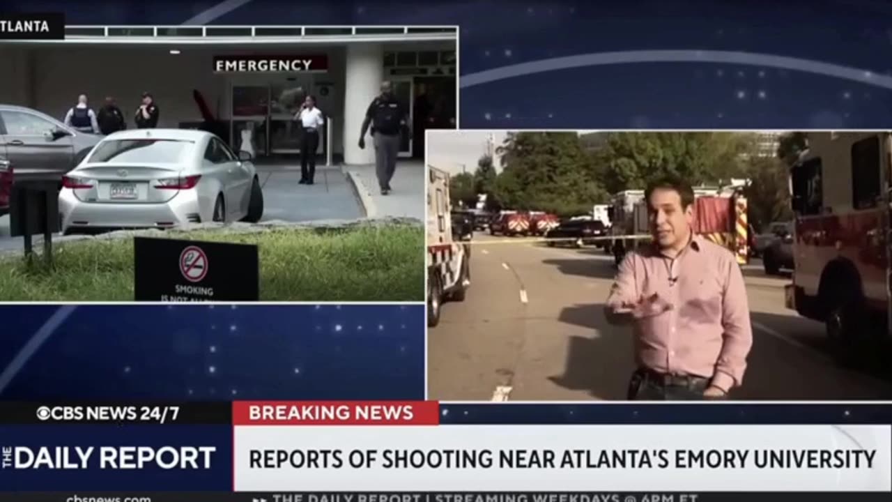 News broadcast saying the same thing