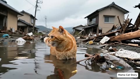 Grapes Gone Missing! 🍇 Ginger Kitten _ Mama Cat Discover a Fox in Need 🦊❤️
