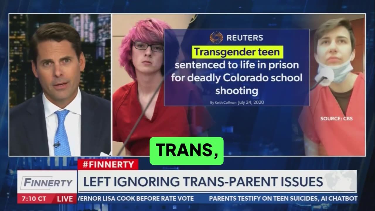 Newsmax Host Rob Finnerty Says Media Is Ignoring the Obvious Problem With Trannies