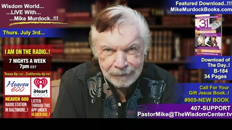 Re-Air: Wisdom World LIVE With Mike Murdock..!!!