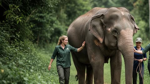 Lost Elephant Son Reunited With Father After 39 Years