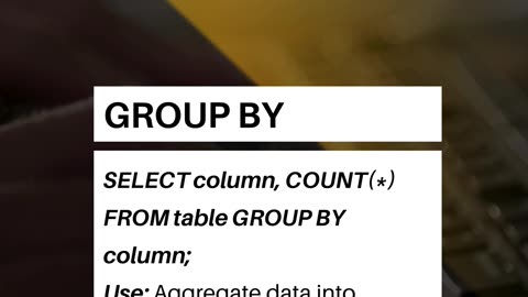 Top 4 SQL Commands Every Data Analyst Must Know | SELECT, WHERE, GROUP BY, ORDER BY