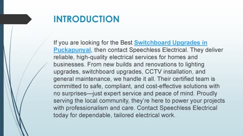 Best Switchboard Upgrades in Puckapunyal