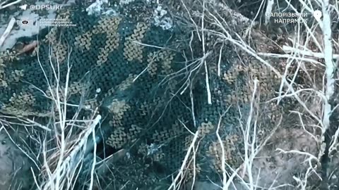 🔥FPV drones of border guards say: "I see - I destroy." Minus the enemy howitzer