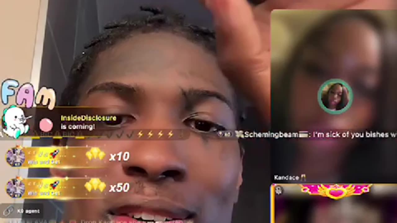 - K9 ; HAS A CONVO W| KARAMEL ABOUT LIYAH & TRAP CECE & MORE !