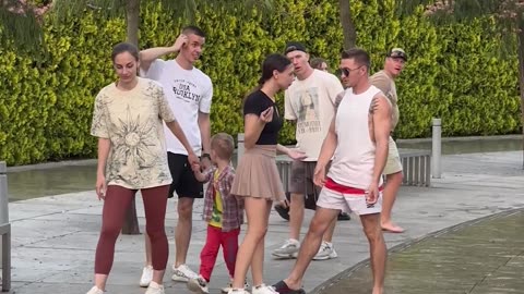 Wet Phone After Couple's Strength Stunt