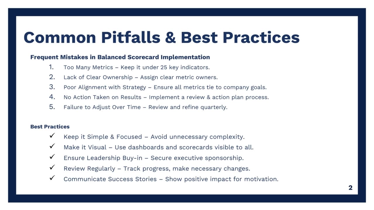 Balanced Scorecards Made Practical (Part 3): Align, Measure, Drive Results | High Impact Academy