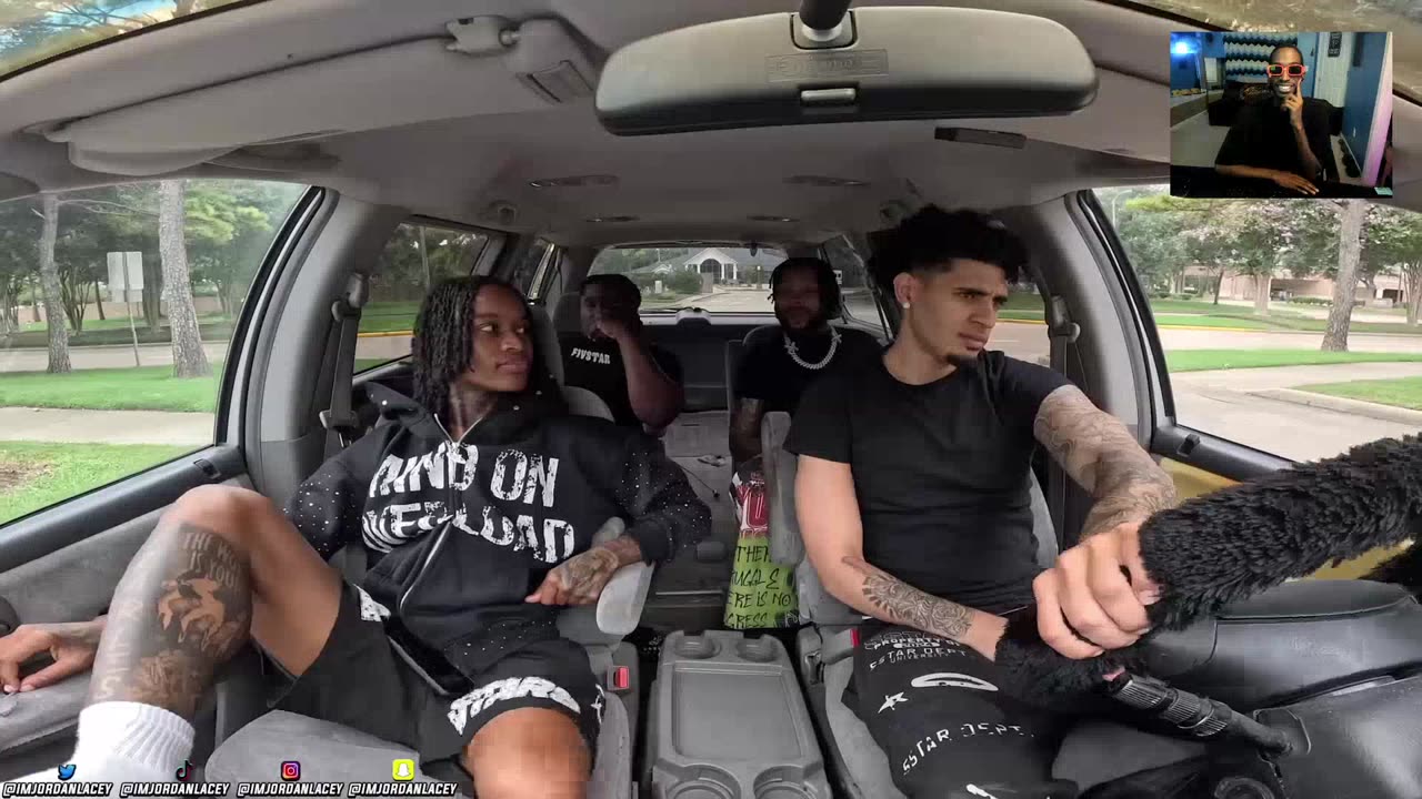 Jordan Lacey Pulling My Strap Out On Drive Thru Workers With The Gang In The Car REACTION