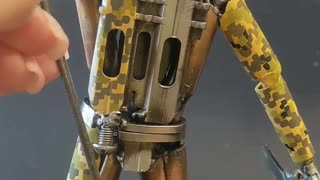 🇺🇦🔥 Ukraine Russia War | Ukrainian Soldier Flag Made of Small Caliber Shells | RCF