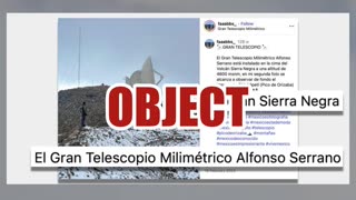 Fact Check: Video Does NOT Show Massive Metallic UFO Orb Over A Volcano In Mexico -- Large Telescope