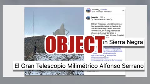 Fact Check: Video Does NOT Show Massive Metallic UFO Orb Over A Volcano In Mexico -- Large Telescope