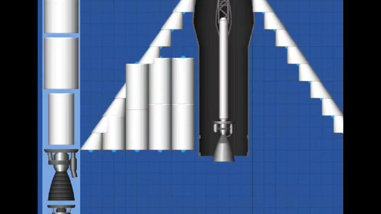 Rocket pyramid 🚀 #spaceflightsimulator #gaming #starksanjar