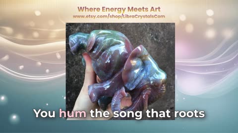 Moss Agate – The Garden of Stillness | A Poem of Peace, Growth & Renewal