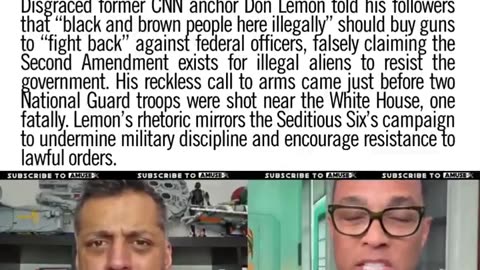 COLOR REVOLUTION: Don Lemon told illegal aliens to buy guns and “fight back”