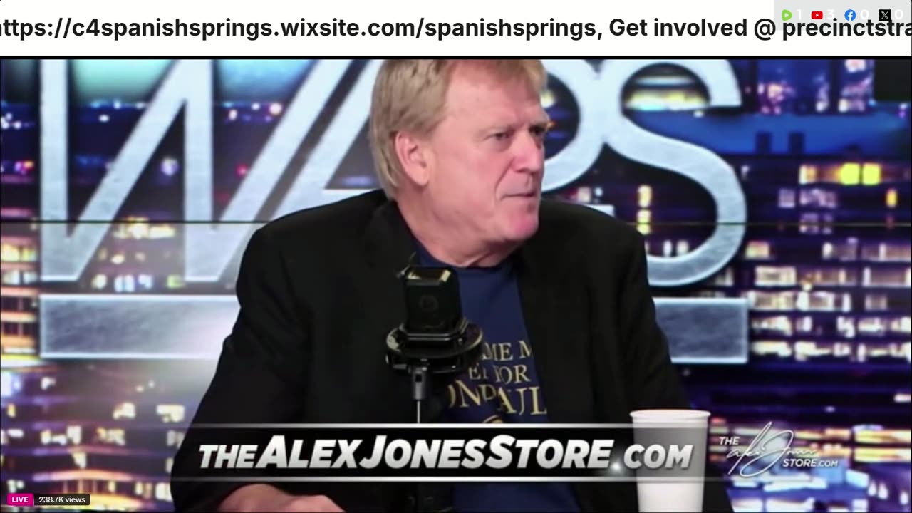 Alex Jones, Info Wars, 08/21/2025
