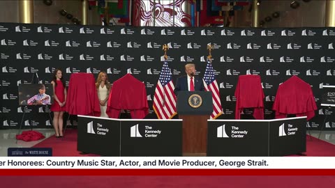 President Trump Visits the Kennedy Center and Makes an Announcement
