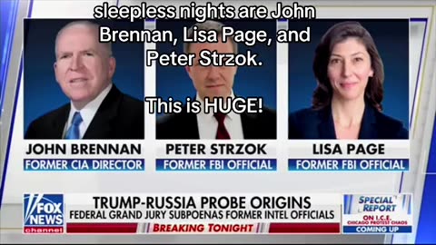 Lisa Page, T Brennan, P Syrzok Subpoenaed