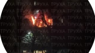 ❗️ Kyiv, high-rise building on fire. Massive missile and UAV attack on the capital.