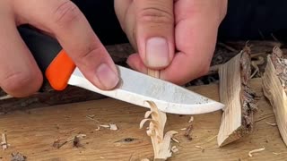 🔥 Bushcraft Fire in 18 Seconds | Barefoot Bushcraft Survival Skills
