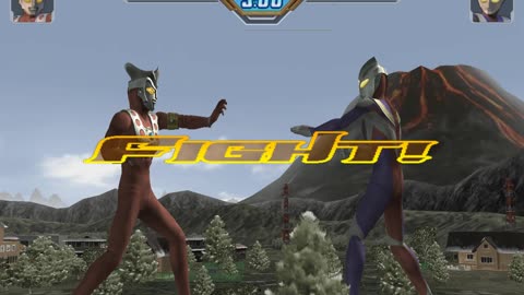 Ultraman Fighting Evolution 3 - Battle Mode - Ultraman Leo
