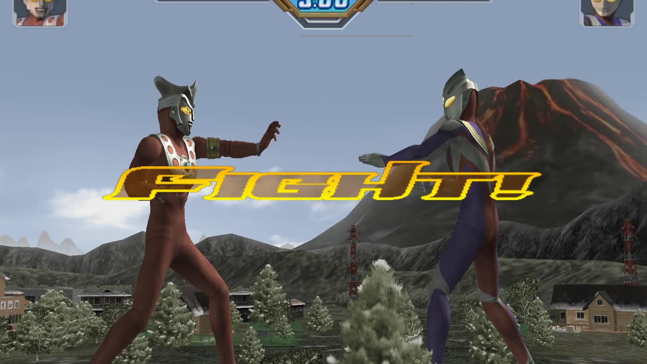 Ultraman Fighting Evolution 3 - Battle Mode - Ultraman Leo