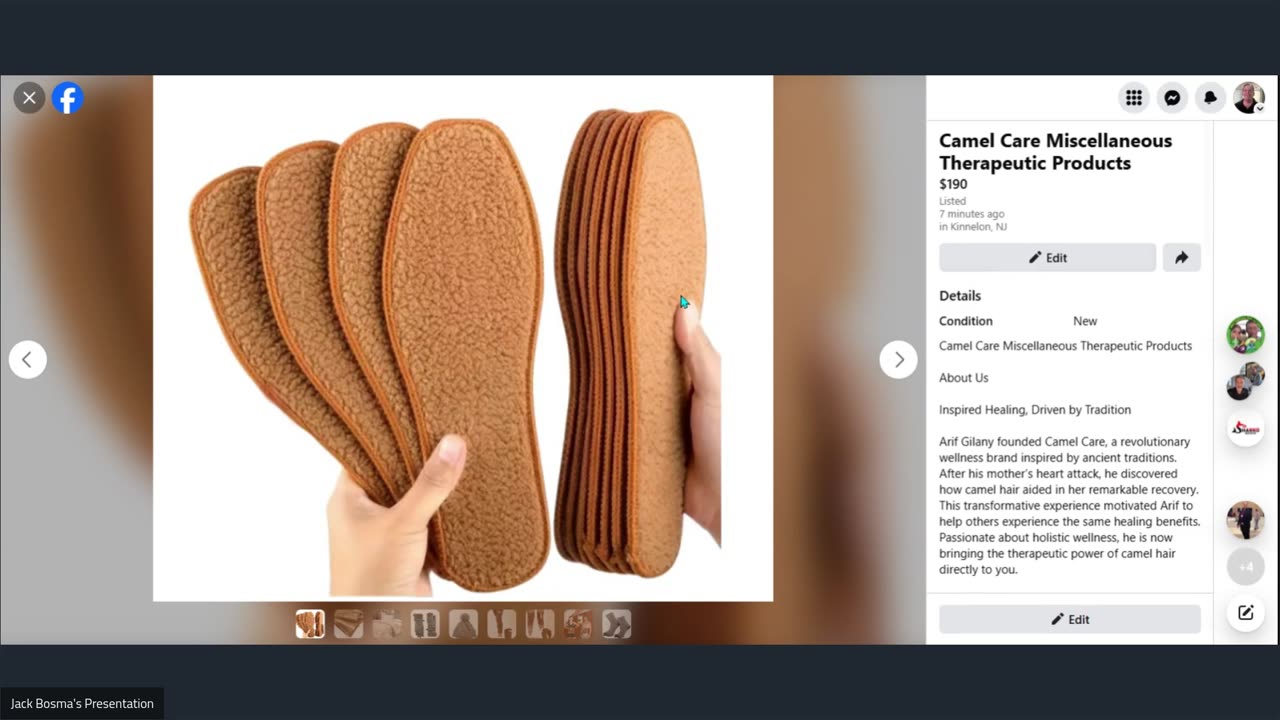 Camel Care Miscellaneous Therapeutic Products (Facebook)