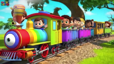 Alphabet train - learning ABCD | @cokwochoootv