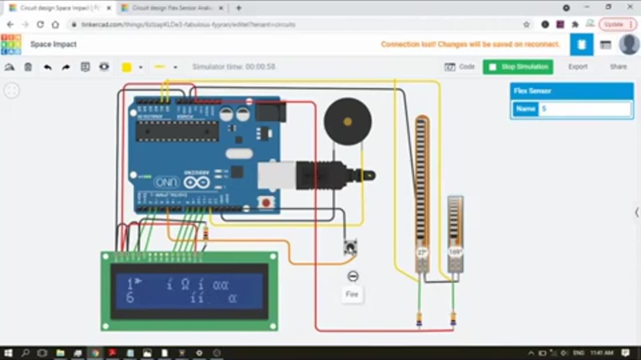 #Space Impact #Game on #Arduino With #Tinkercad #AeroArduino