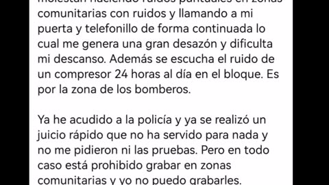 Denuncian ruidos y acoso vecinal