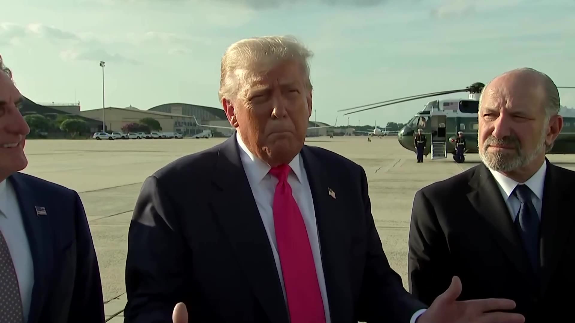 Trump says weapons are already being sent to Ukraine