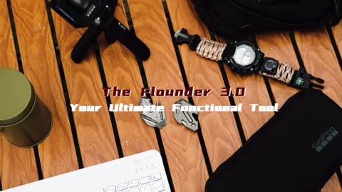 The Flounder 3.0: Titanium EDC All-in-One Pendant