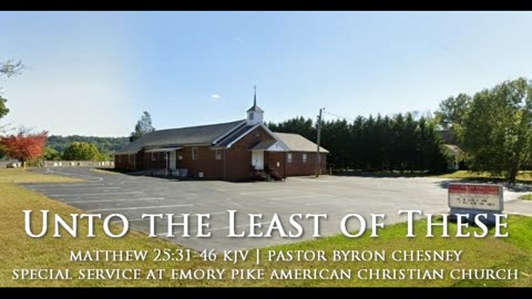Unto the Least of These