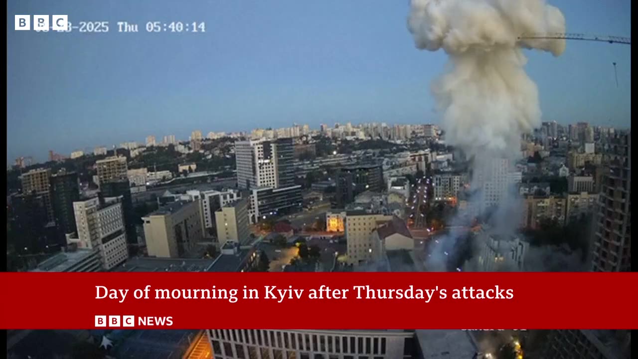 Kyiv in mourning after Russian strikes kill at least 23 people