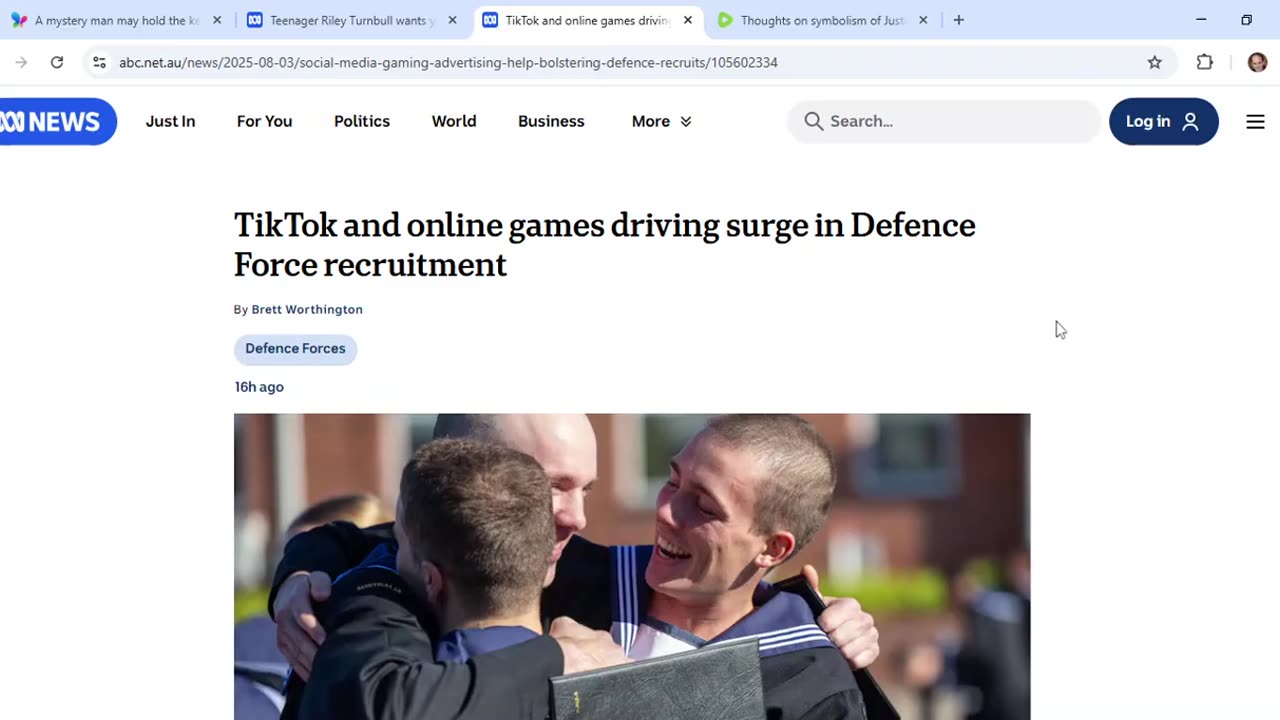 Thoughts on key symbolism in Australian MSM articles including one quoting Labor's Matt Keogh