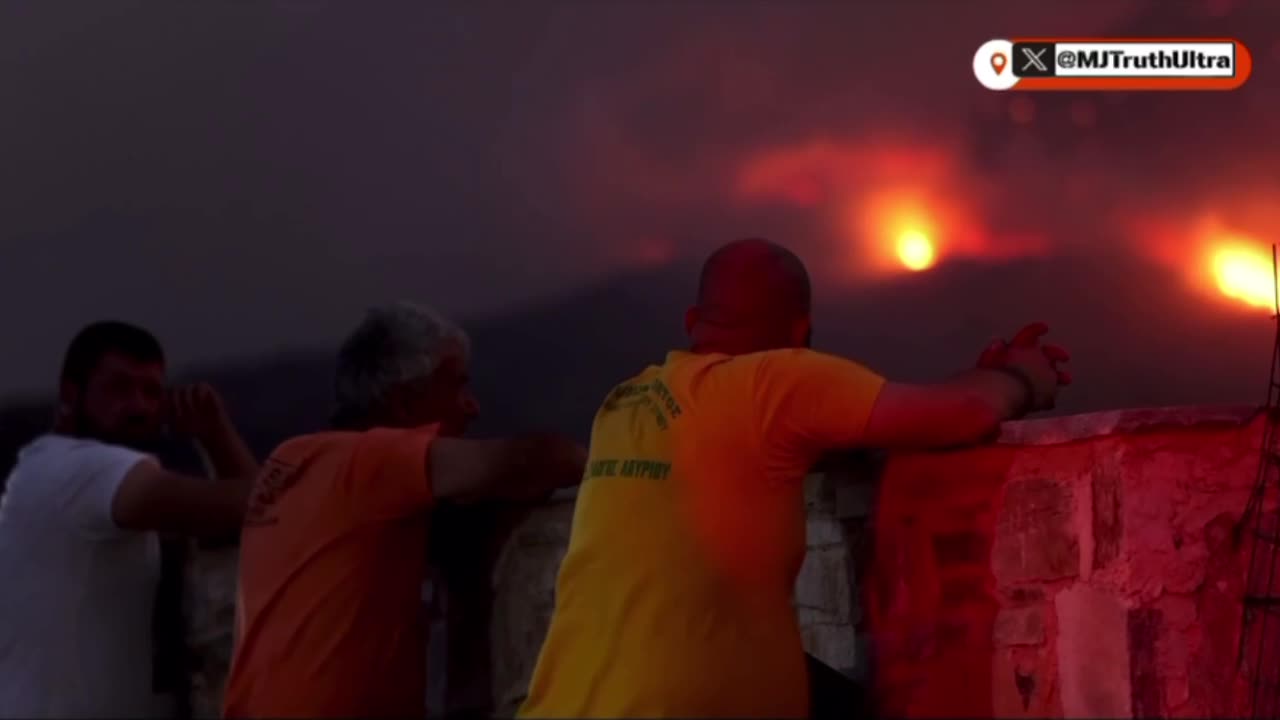 Wildfires are Ravaging Western Greece, Causing Significant Loss to Farmland/Agriculture